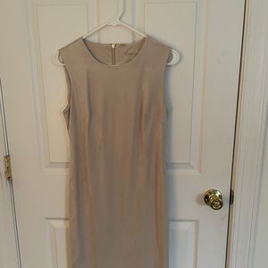 Cream suede Calvin Klein dress